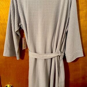 Joyspun grey kimono robe size large New!